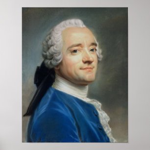 Póster Self Portrait with lace jabot