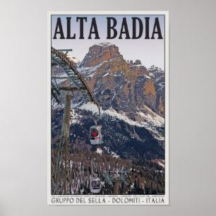 Póster Sella Ronda - Alta Badia Gondola
