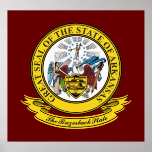 Póster Sello de Arkansas