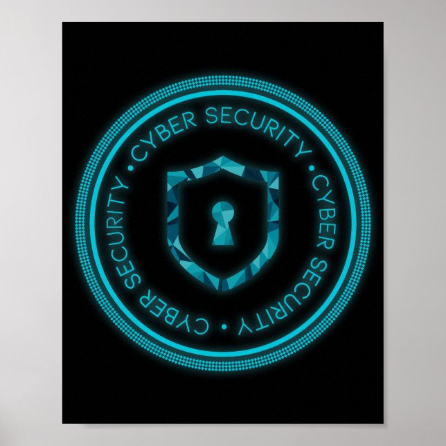 PÓSTER SELLO DE BADGE DE SEGURIDAD DE CIBERNAUTAS (Frente)