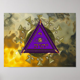 Póster Sello de la ley de la luz viva