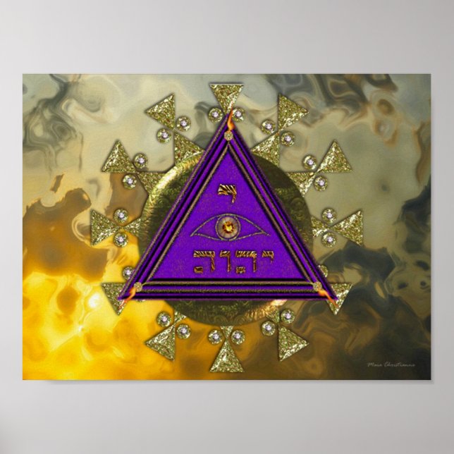 Póster Sello de la ley de la luz viva (Frente)