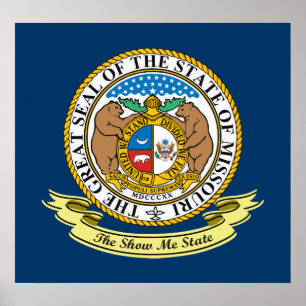 Póster Sello de Missouri