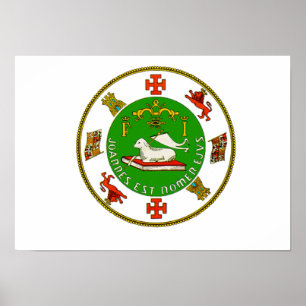 Póster Sello del estado de Puerto Rico