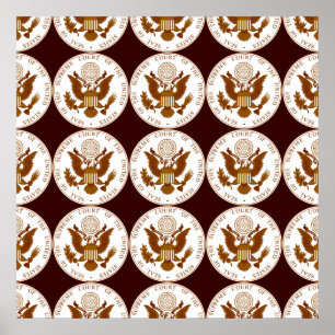 Póster Sello del Tribunal Supremo de Estados Unidos