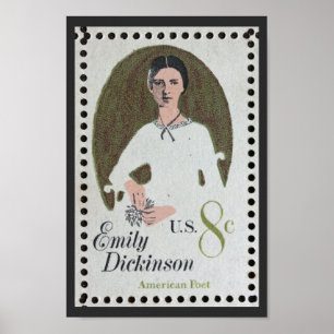 Póster Sello Emily Dickinson