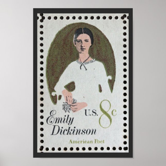 Póster Sello Emily Dickinson (Frente)