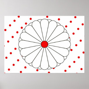 Póster Sello Imperial de Japón