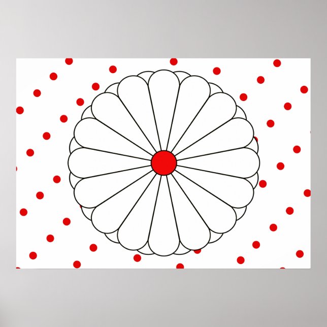 Póster Sello Imperial de Japón (Frente)