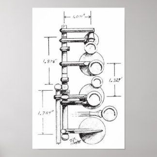 Póster Selmer Paris 1939 Acción Saxofónica Equilibrada