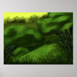 Póster Selva pintada
