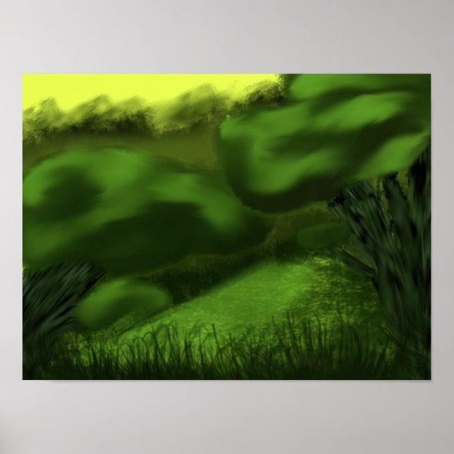 Póster Selva pintada (Frente)