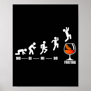 Póster Semana de Aperol Spritz Finalmente Viernes Fin de