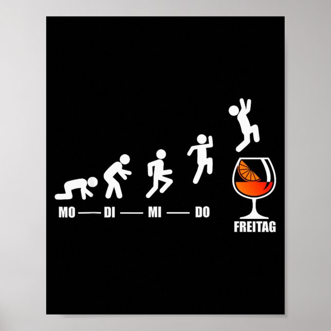 Póster Semana de Aperol Spritz Finalmente Viernes Fin de  (Frente)
