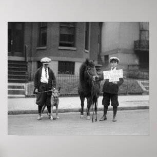 Póster Semana de la Amabilidad con los Animales, 1923. Fo