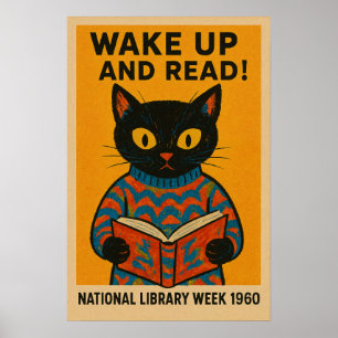 Póster Semana de la Biblioteca Nacional Despierta y Lee P