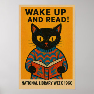 Póster Semana de la Biblioteca Nacional Despierta y Lee P