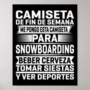 Póster Semana de Snowboarding