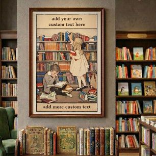 Póster Semana del Libro Infantil por Jessie Willcox Smith