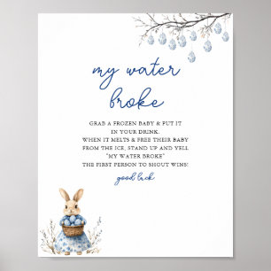 Póster Semana Santa Chinoiserie Mi juego de Baby Shower c