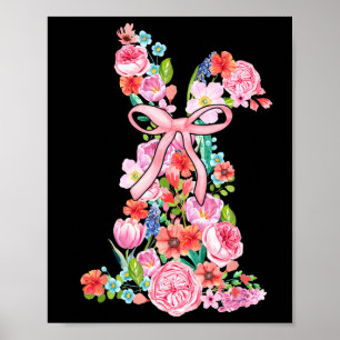 Póster Semana Santa Conejana Pascua Hombres Florales Muje