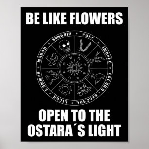 Póster Semana Santa Ostara Eostre Pagan Witchcraft Spring