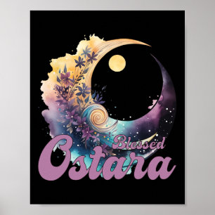 Póster Semana Santa Ostara Eostre Pagan Witchcraft Spring