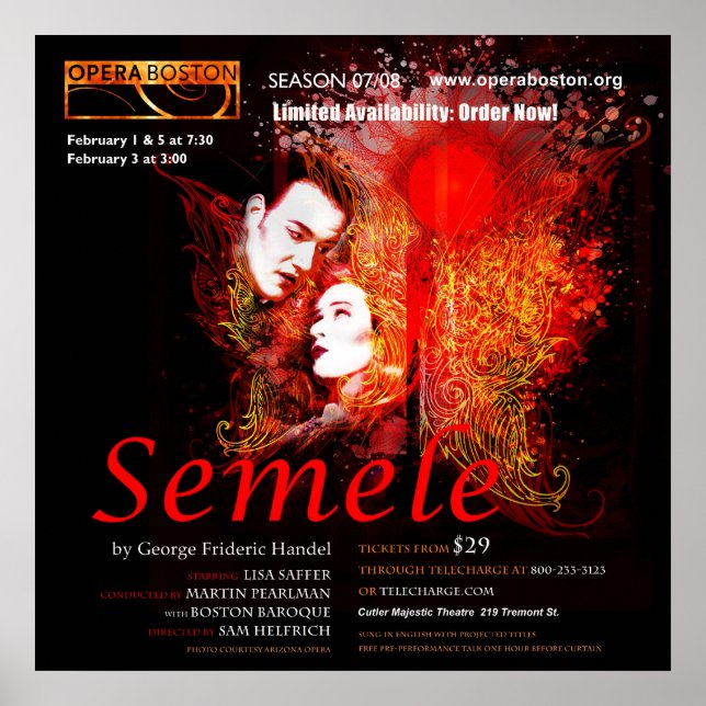 Póster semele poster30x30 (Frente)