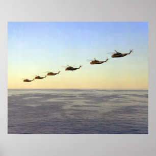 Póster Sementales del mar de CH-53D