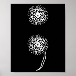Póster Semicolón Dandelion Sensibilización sobre la preve