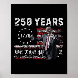 Póster Semicucentenario de América 4 de julio de 2026 250