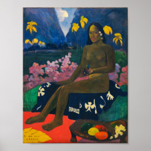 Póster Semilla de Gauguin del Areoi