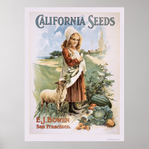 Póster Semillas de California