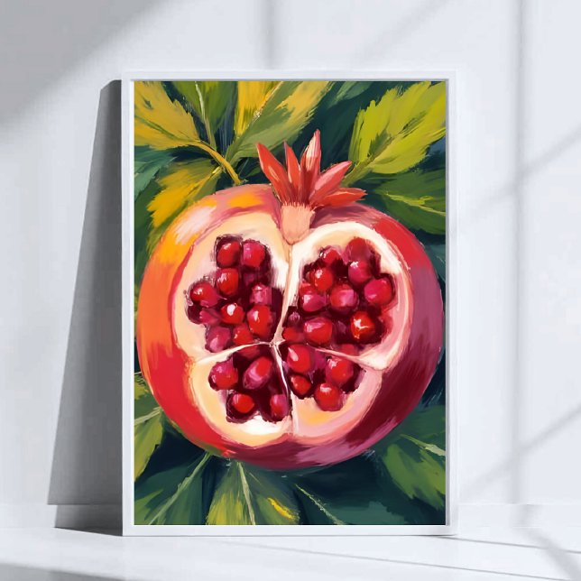Póster Semillas de Granada | Pintura de Frutas (Subido por el creador)