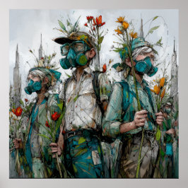 Póster Semillas de resistencia - Poster Solarpunk