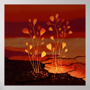 Póster Semillas emergentes - Poster Solarpunk