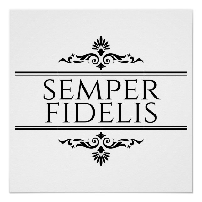 Póster Semper Fidelis (Anverso)