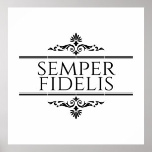 Póster Semper Fidelis