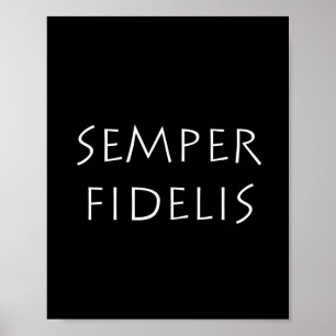 Póster Semper Fidelis