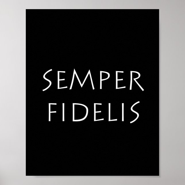 Póster Semper Fidelis (Frente)