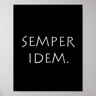 Póster Semper Idem