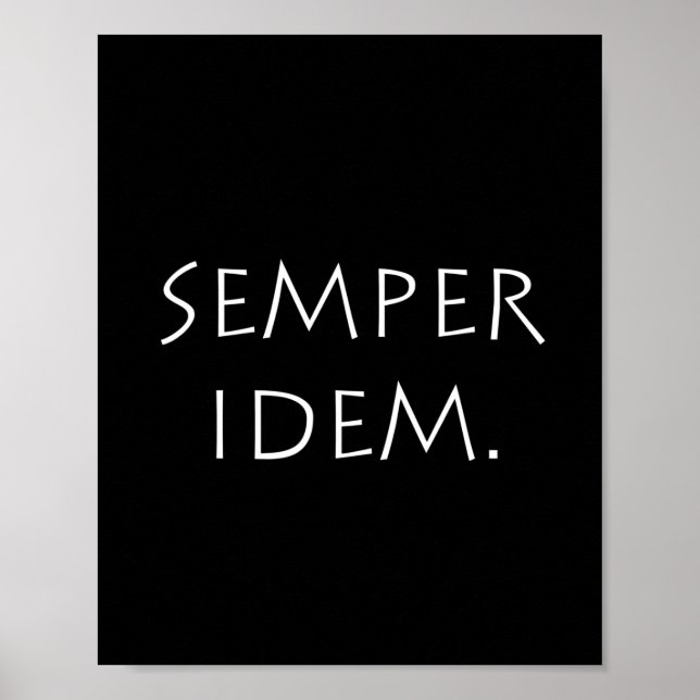 Póster Semper Idem (Frente)
