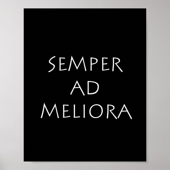 Póster Semper y meliora (Frente)