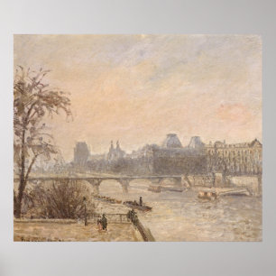 Póster Sena y Louvre, 1903