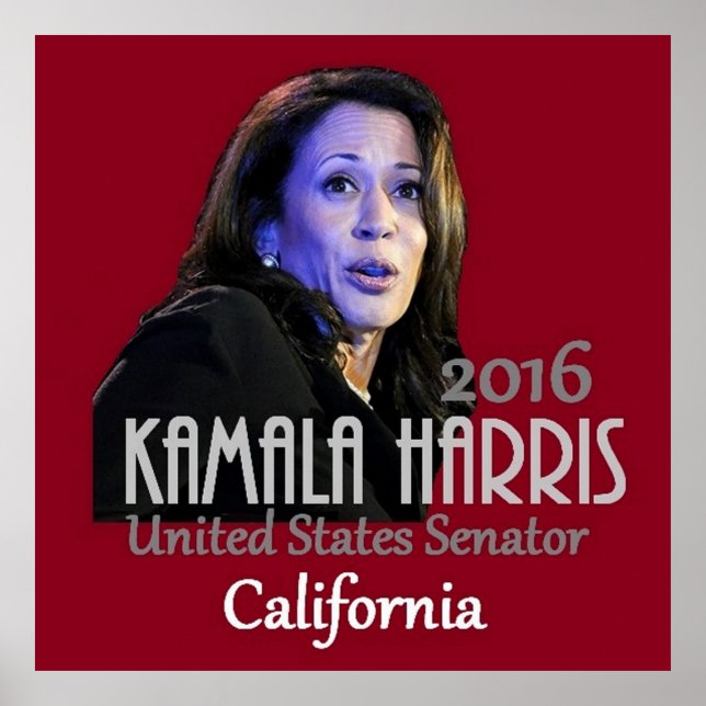 Póster Senado Kamala Harris 2016 (Frente)