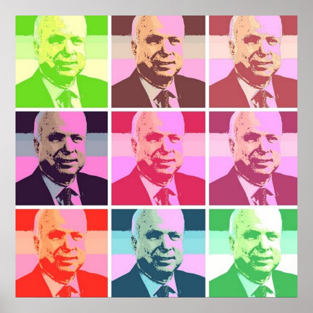 Póster Senador John McCain (Frente)