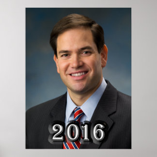 Póster Senador Marco Rubio 2016