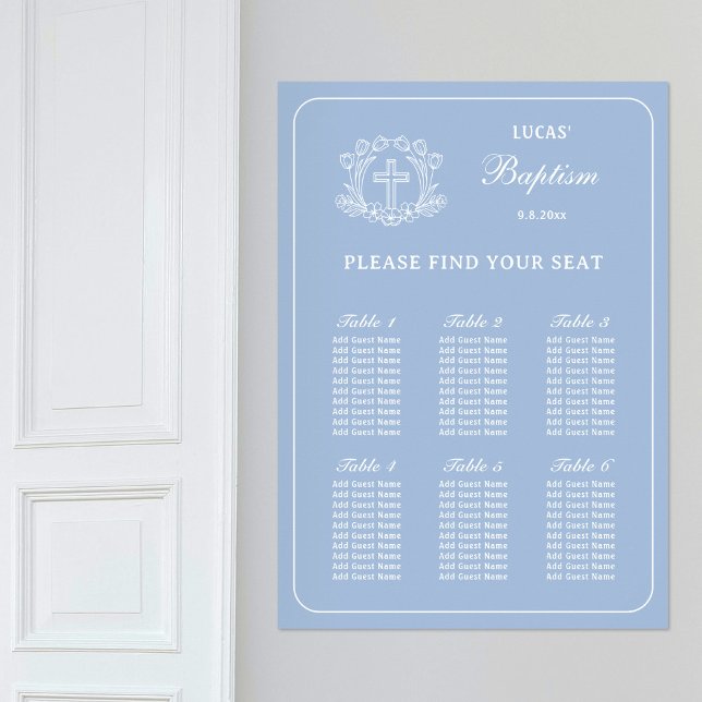 Póster Sencilla cruz floral sobre la placa de asiento del (Subido por el creador)