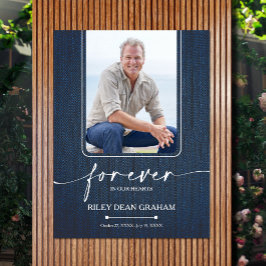 Póster Sencilla foto funeral