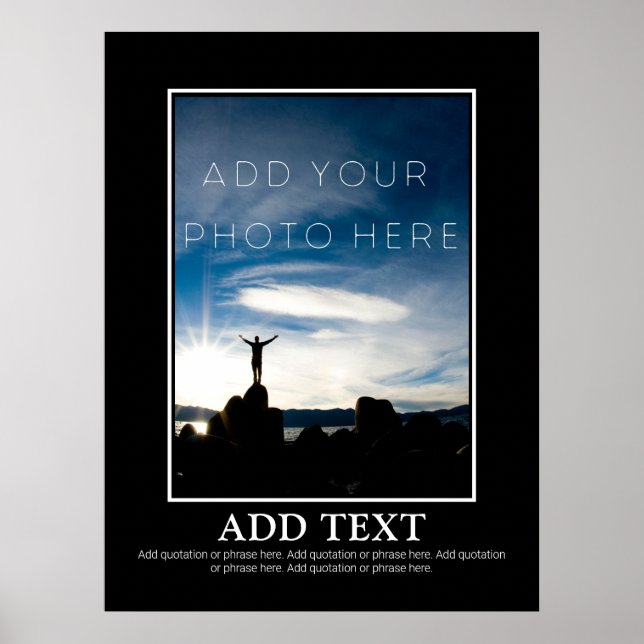 Póster Sencillamente Hagan su Propio Motivador (Frente)